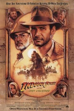 Indiana Jones and the Last Crusade cover