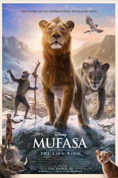 Mufasa: The Lion King cover