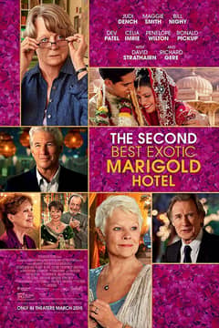 Second Best Exotic Marigold Hotel, The cover