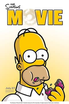 Simpsons Movie, The cover